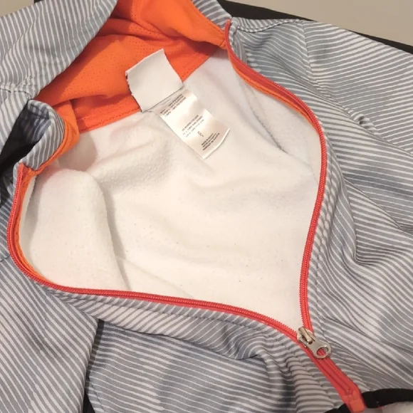 NFL Orange and Gray jacket with Hood and Logo - Picture 6 of 6